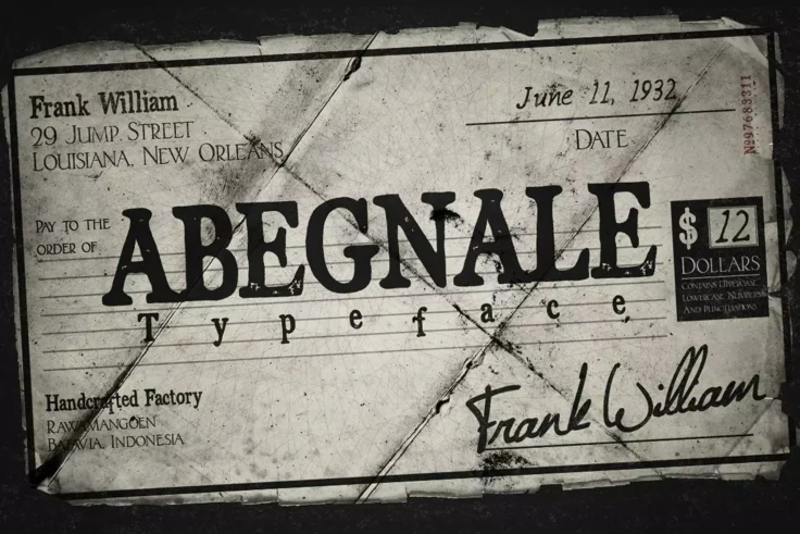 View Information about Abegnale Old-School Font