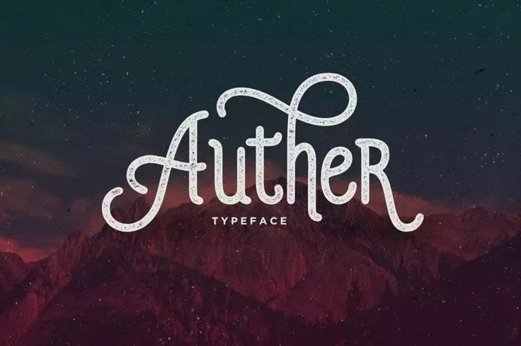 View Information about Auther Typeface