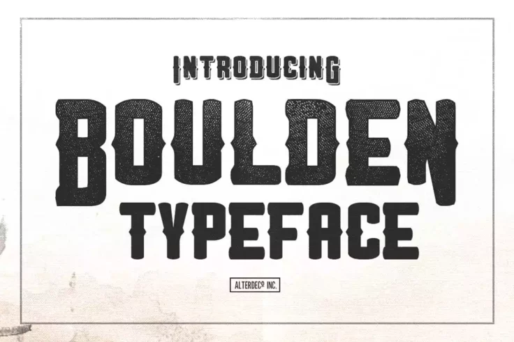 View Information about Boulden Classic Font
