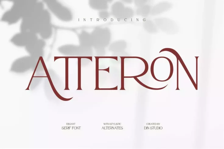 View Information about Atteron Font