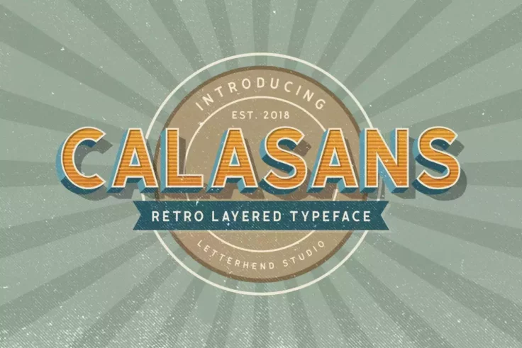 View Information about Calasans 7 Layered Fonts