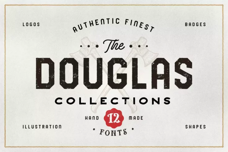 View Information about Douglas Hand-Made Font
