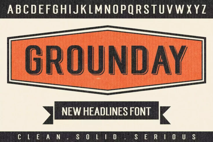View Information about Grounday Title Font