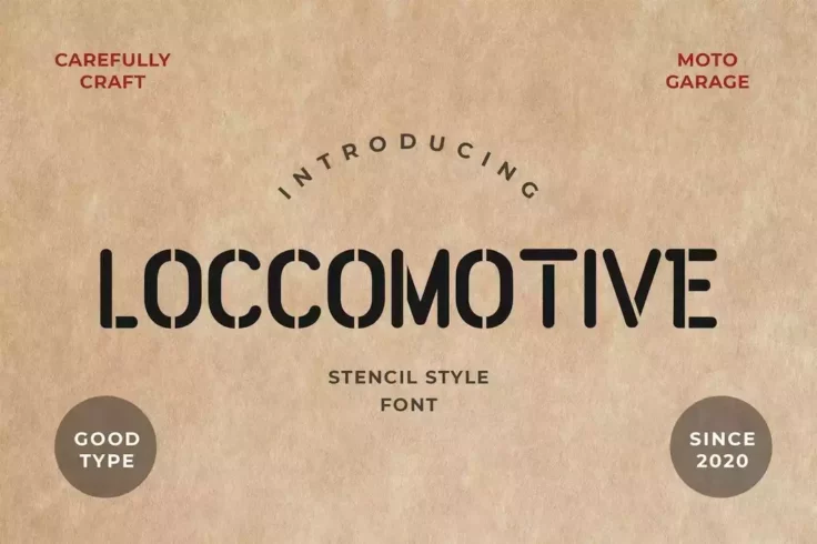 View Information about Loccomotive Font