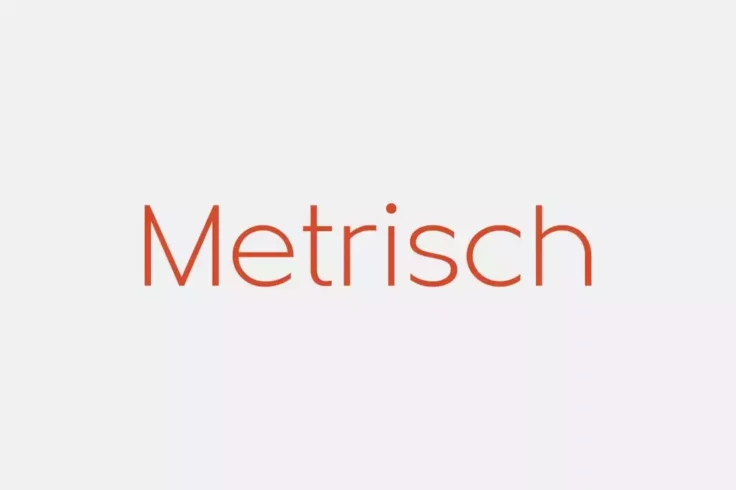 View Information about Metrisch Font