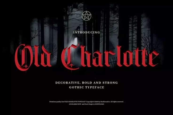 View Information about Old Charlotte Gothic Font
